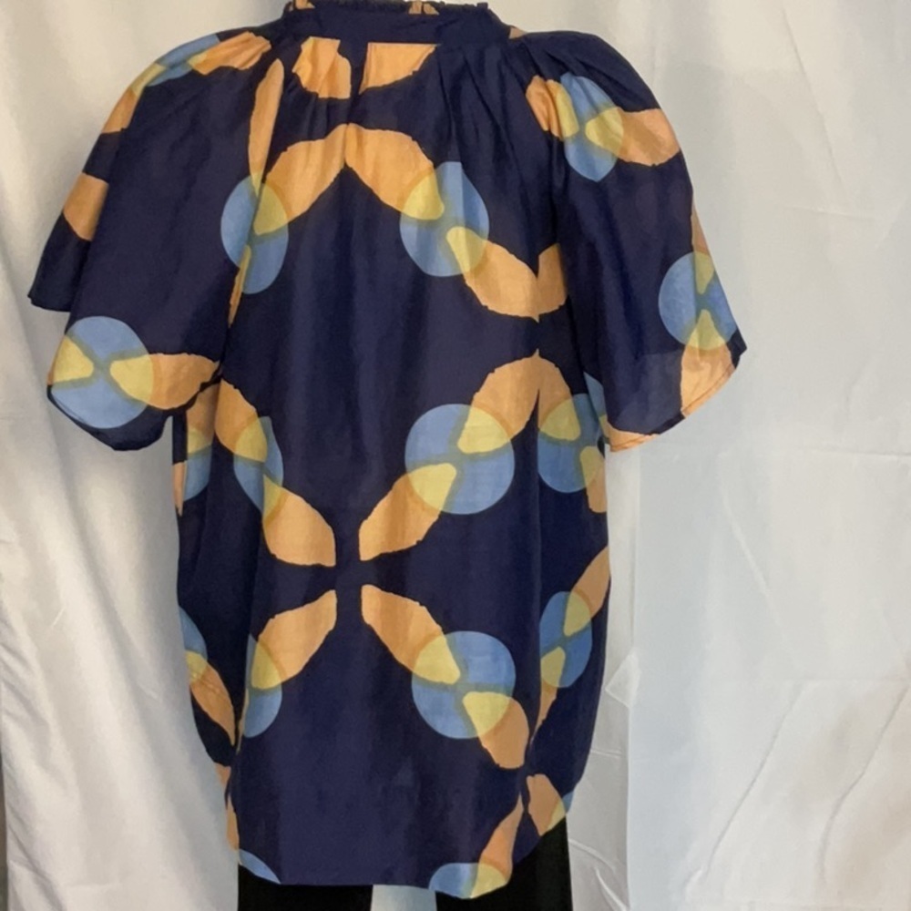 NWT Apiece Apart Shibori Geo Floral Vera Petal top size M - Picture 6 of 7